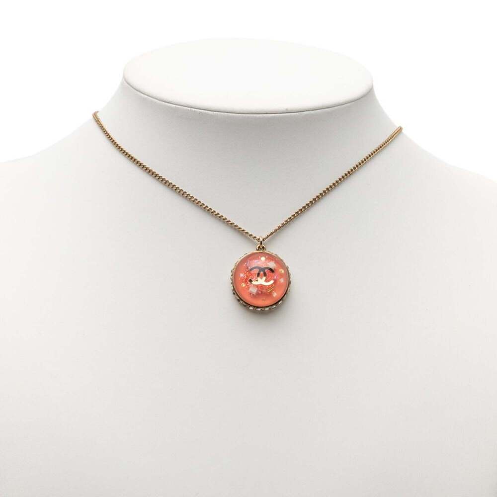 CHANEL Pink Logo Necklace - Picture 6 of 6